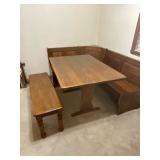 Solid Wood Breakfast Nook Set