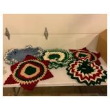 Crocheted Star-Shaped Doilies