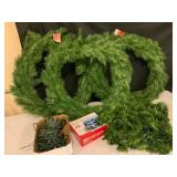 Holiday Wreaths and Lights