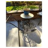 Metal Wire Decorative Metal Baby Carriage & Tables