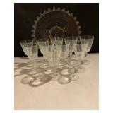 Glassware and Serving Platter