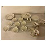 Porcelain Dishware and Accessories Set