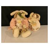 Decorative Fabric Bunny Dolls