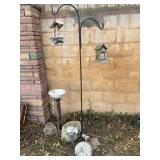 Metal Double Hook with Birdhouses