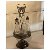 Silverplate Cruet Set