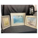Three Framed Artworks
