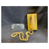 Vintage Studebaker Visor Mirror Plus Wall Phone