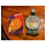 1967 Nebraska Centennial Magazine and Jim Beam Dec