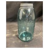 Antique Swayzee 2 Quart Mason Jar