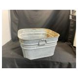 Galvanized Metal Wash Tub