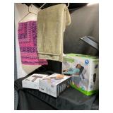 Blankets, Massager, Hair Dryer Lot