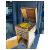 Silvertone Console Phonograph Cabinet