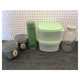 Canning Jar, Thermos, Buckets and Containers