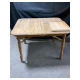 Wooden Table with Turned Legs