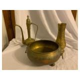 Engraved Brass Ware Items