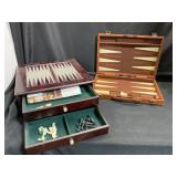 Backgammon and Chess Game Sets