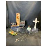 Collectibles Lot with Toys and Decor