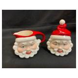 Santa Claus Creamer and Sugar Set
