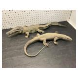Rubber Reptiles: Monitor Lizard and Crocodile