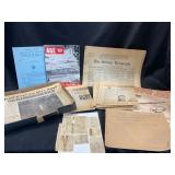 Historic Newspapers and Ephemera