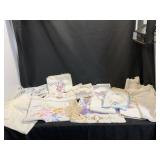 Hand-Embroidered Linens