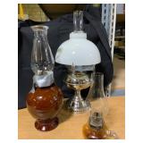 Three Oil Lamps