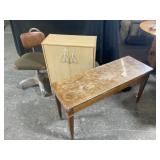 Piano Bench, Wooden Cabinet, Desk Chair
