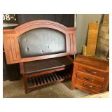 Headboard, Footboard Bench and Side Table