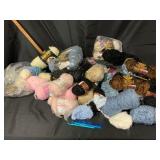 Yarn Lot with Various Brands