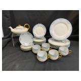 Austrian and Limoges Porcelain Tea Set