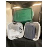 Plastic Storage Bins and Laundry Baskets