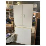 White Composite Storage Cabinets