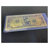 Gold-Toned Novelty One Million Dollar Note