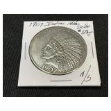 1907 Indian Head Hobo Nickel Token