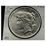 1925-P Peace Silver Dollar MS65-66