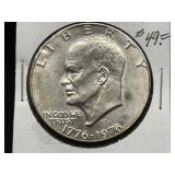 1976-S Eisenhower Silver Dollar Coin
