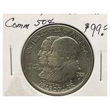 1923-S Monroe Doctrine Half Dollar