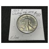 1937-P Walking Liberty Half Dollar