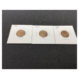 1906, 1907, 1908 Indian Head Cents