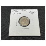 1866 US Three-Cent Nickel Coin