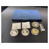 Plated Coin Set with Certificates