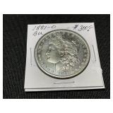 1881-O Morgan Silver Dollar BU