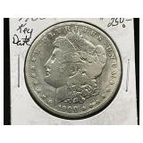1900-S Morgan Silver Dollar Key Date