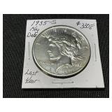 1935-S Peace Silver Dollar Coin