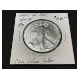 2021-W American Silver Eagle Coin