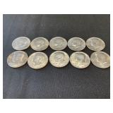 10 Bicentennial Half Dollars