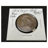 1816 Large Cent in Holder