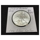 2008-W Burnished Silver Eagle Coin