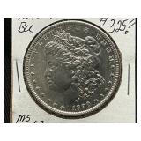 1890-S Morgan Silver Dollar, MS63
