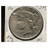 1926-S Peace Silver Dollar Key Date